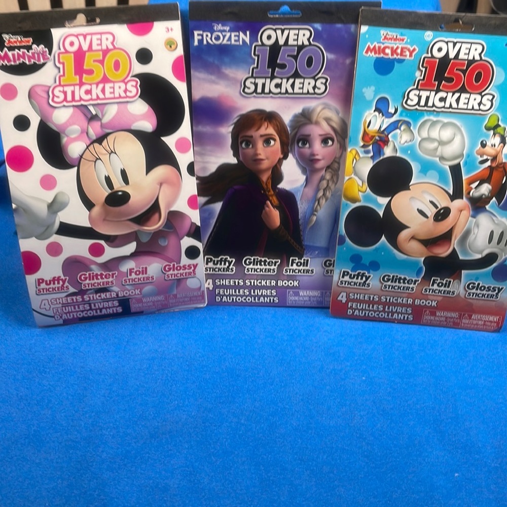 Mini Mickey and frozen over 450 stickers